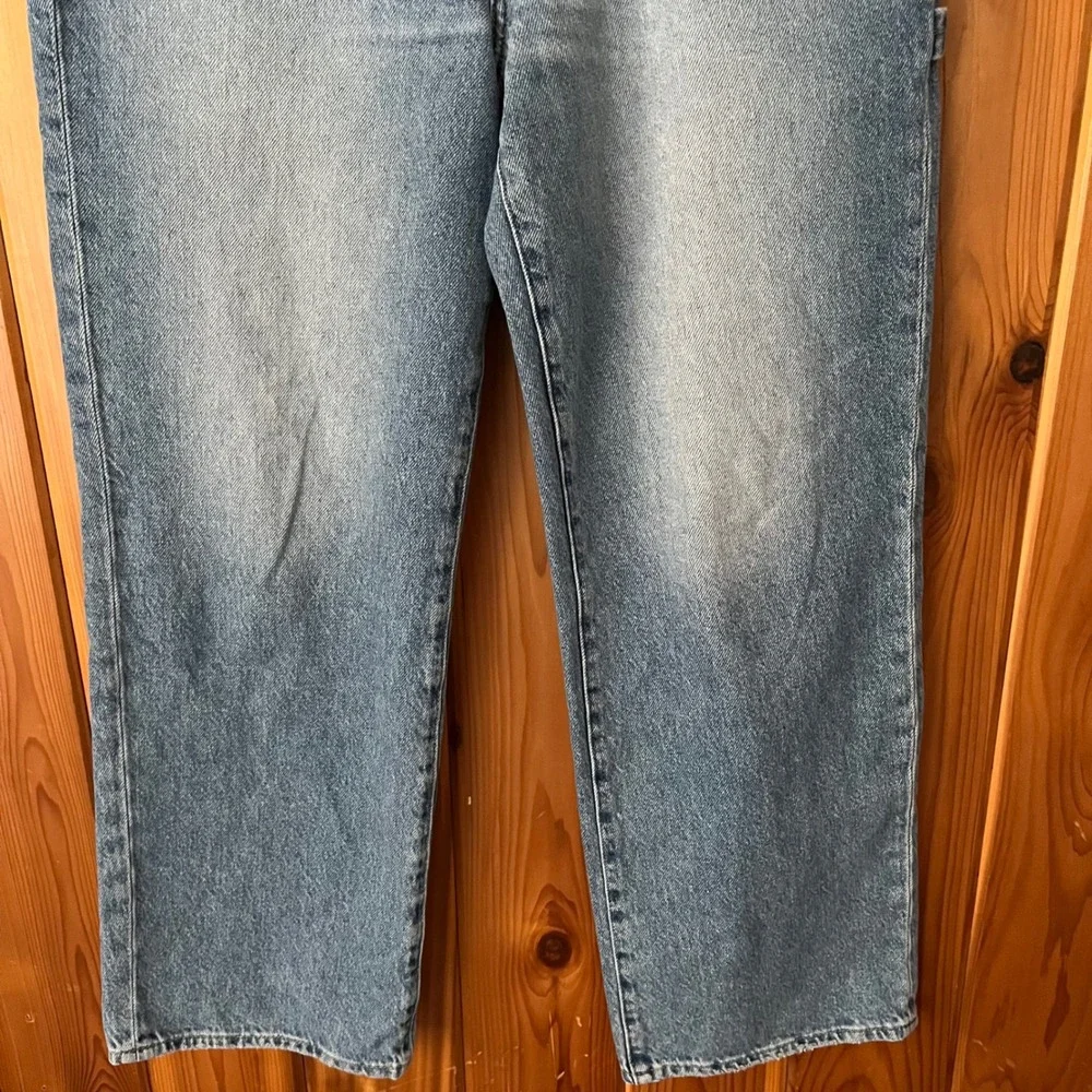 Pistola Denim Jeans Dylan Carpenter Mid Rise Relaxed Straight Medium Wash 28 - Picture 6 of 8